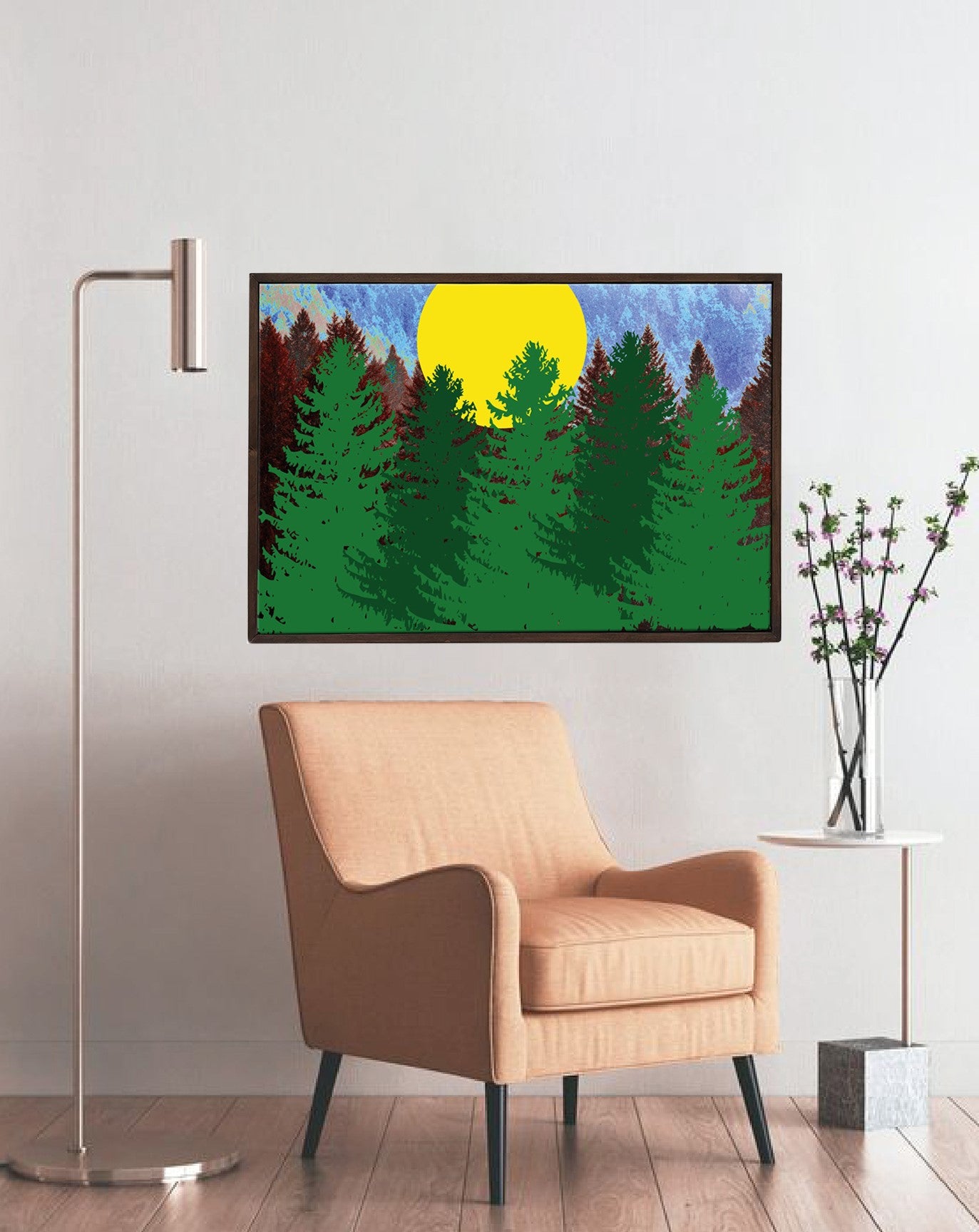 Whispering Pines Canvas Wall Art