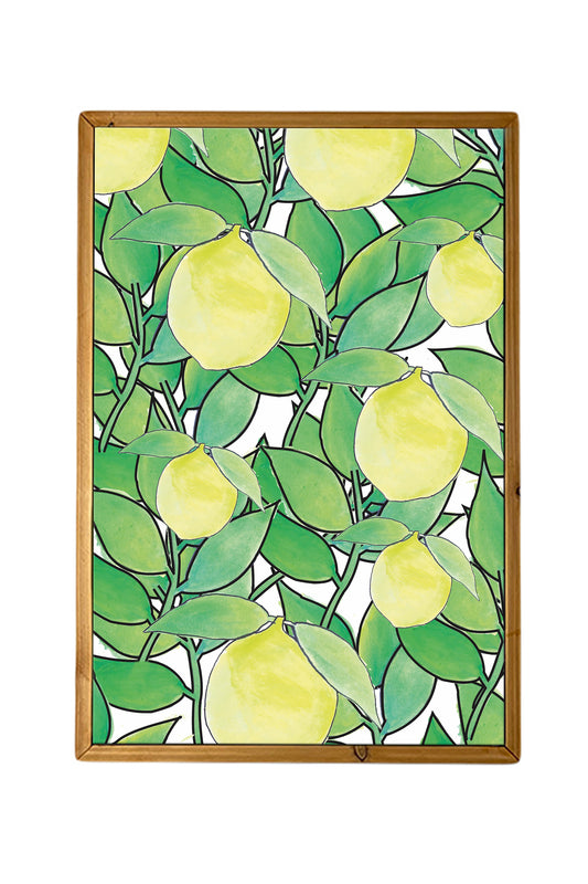 Citrus Glow Frame Canvas Wall Art