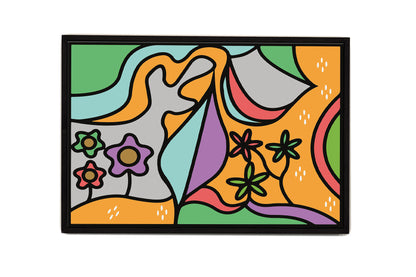 Burst of Color Canvas Wall Art
